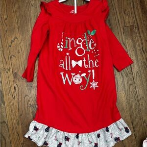 Red Kids Pajamas with Festive Print
